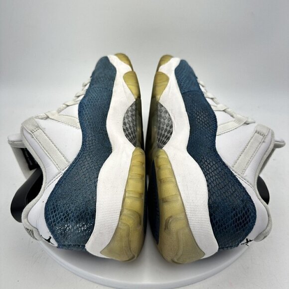 Nike Air Jordan 11 XI Retro Low Men Size 8 Shoes Snakeskin Navy CD6846-102 - Picture 7 of 13